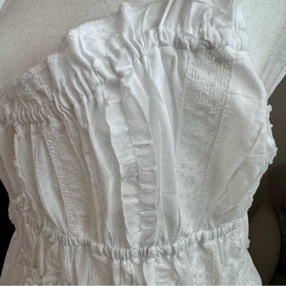 NWT Ciao Lucia CLARA Dress in WHITE NOVELTY LACE COTTON Size M Medium - Picture 6 of 14